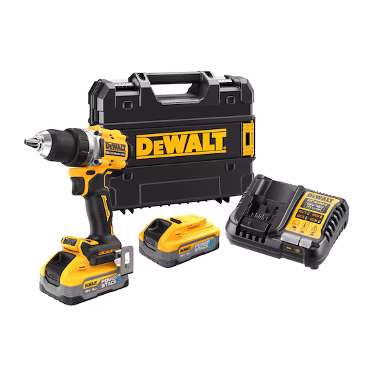 Perceuse-visseuse compacte XR 18V 5 Ah Li-Ion brushless - POWERSTACK